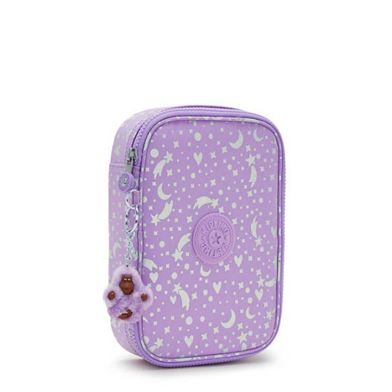 Metal Kipling 100 Pens Printed Case Bags | QJBPTS-497