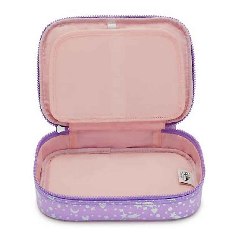 Metal Kipling 100 Pens Printed Case Bags | QJBPTS-497