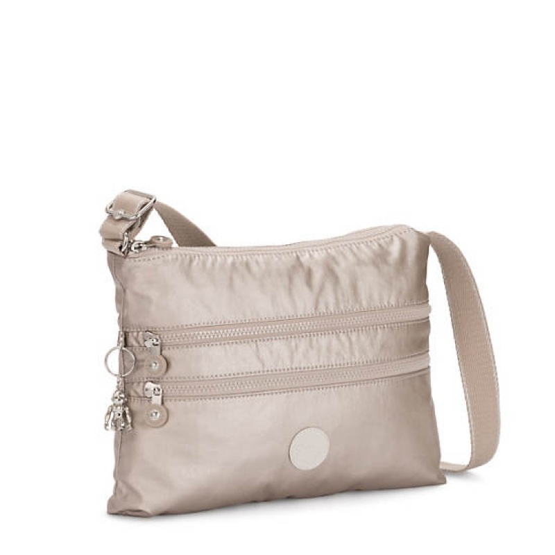 Metal Kipling Alvar Metallic Crossbody Bags | QAHPXR-034