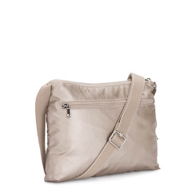 Metal Kipling Alvar Metallic Crossbody Bags | QAHPXR-034