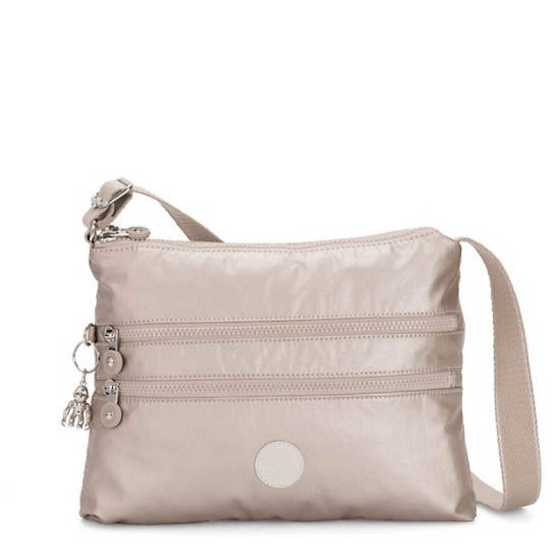 Metal Kipling Alvar Metallic Crossbody Bags | QAHPXR-034