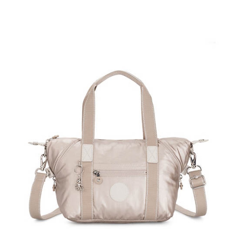 Metal Kipling Art Mini Metallic Shoulder Bags | SGMOKQ-034