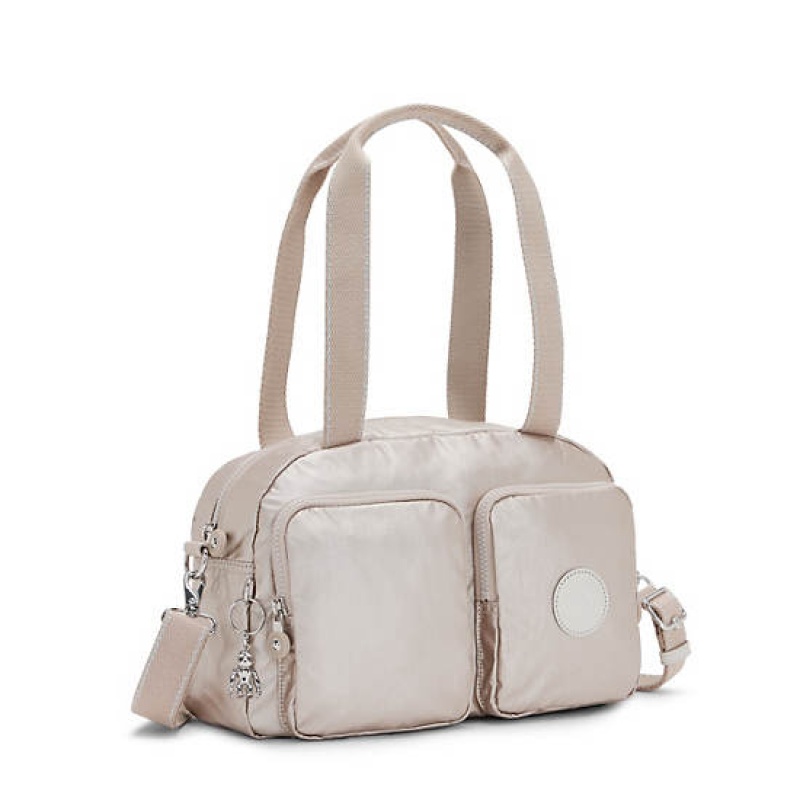 Metal Kipling Cool Defea Metallic Shoulder Bags | QUKLHX-932