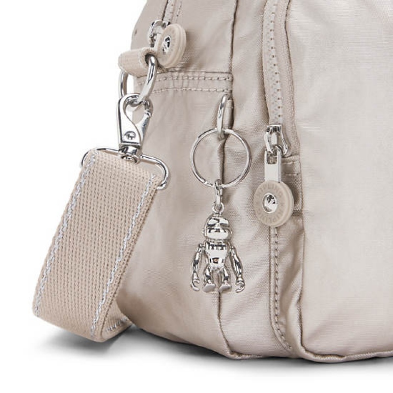 Metal Kipling Cool Defea Metallic Shoulder Bags | QUKLHX-932