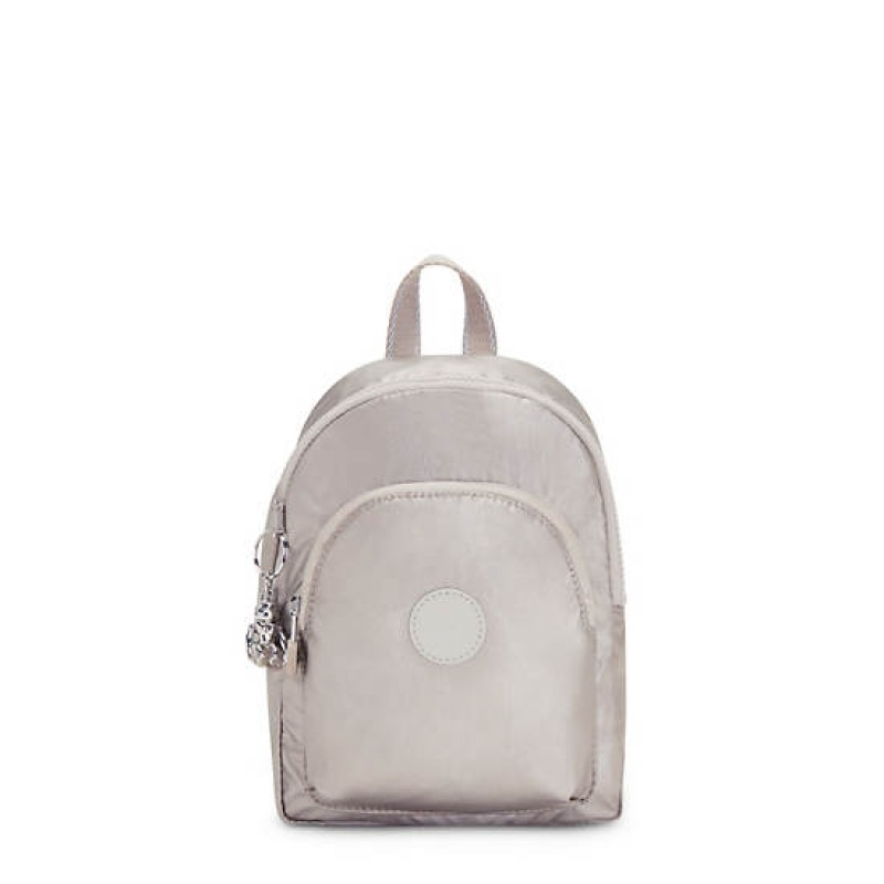 Metal Kipling Curtis Compact Metallic Convertible Backpacks | TQZEGY-870