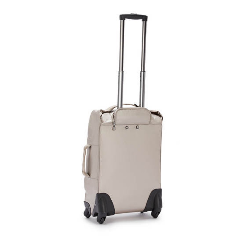 Metal Kipling Darcey Small Metallic Carry-On Rolling Suitcases | URHFTY-034