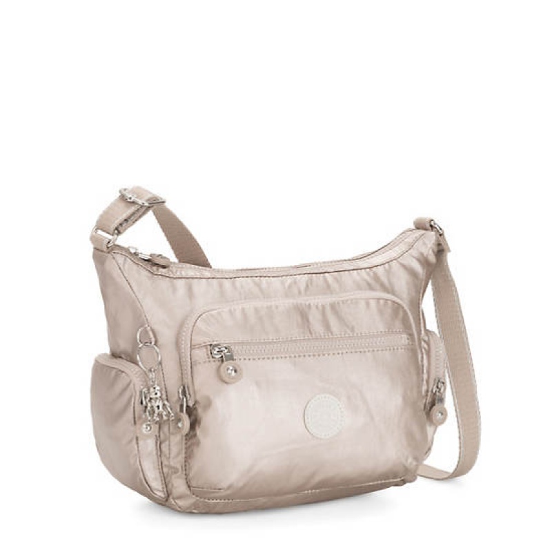 Metal Kipling Gabbie Small Metallic Crossbody Bags | FDTXCZ-230