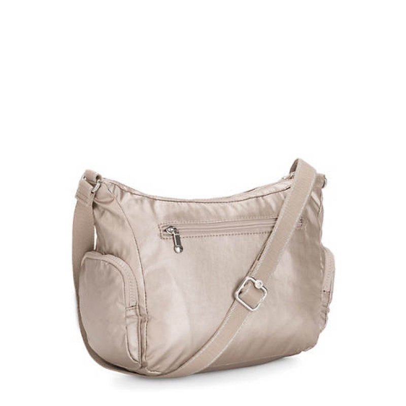 Metal Kipling Gabbie Small Metallic Crossbody Bags | FDTXCZ-230