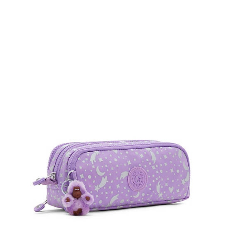 Metal Kipling Gitroy Printed Pencil Case Bags | IWVPNS-953