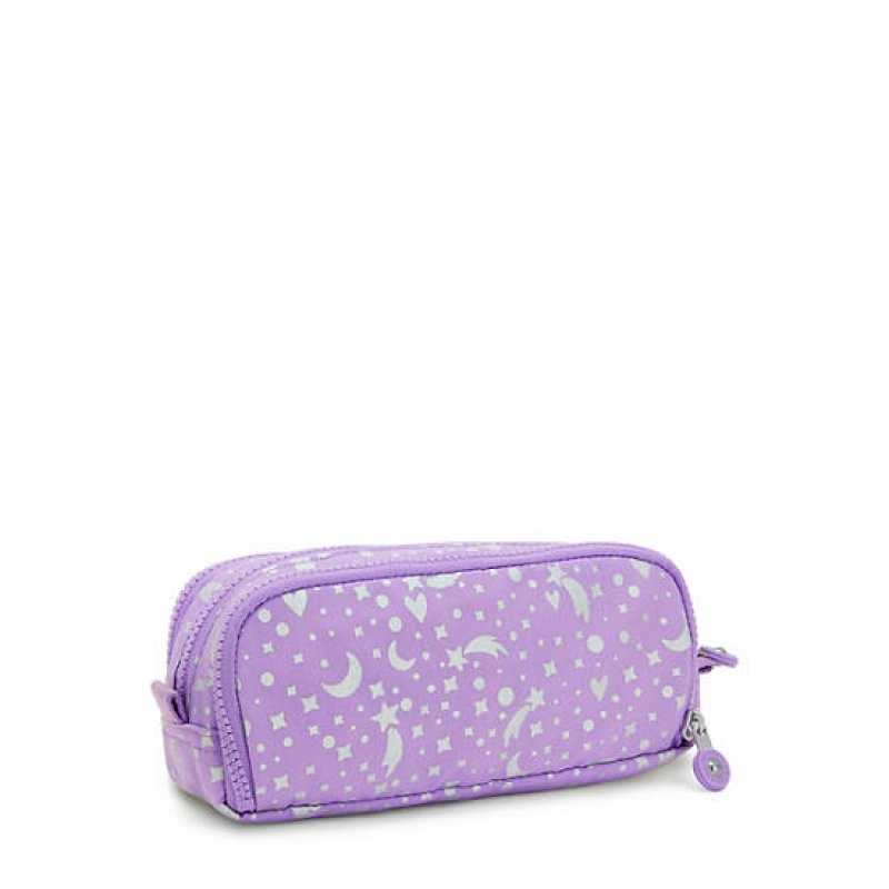 Metal Kipling Gitroy Printed Pencil Case Bags | IWVPNS-953