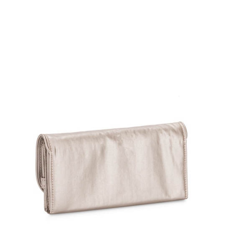 Metal Kipling Money Land Metallic Snap Wallets | MABPFX-573