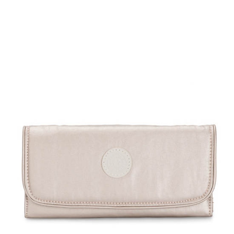 Metal Kipling Money Land Metallic Snap Wallets | MABPFX-573