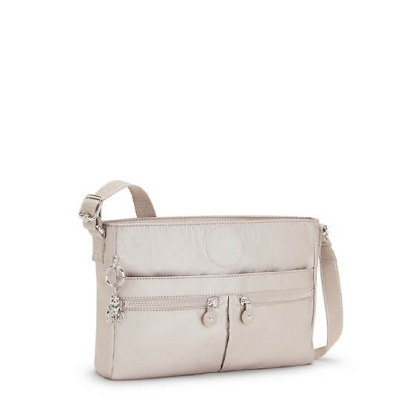 Metal Kipling New Angie Metallic Crossbody Bags | DBXTZC-371