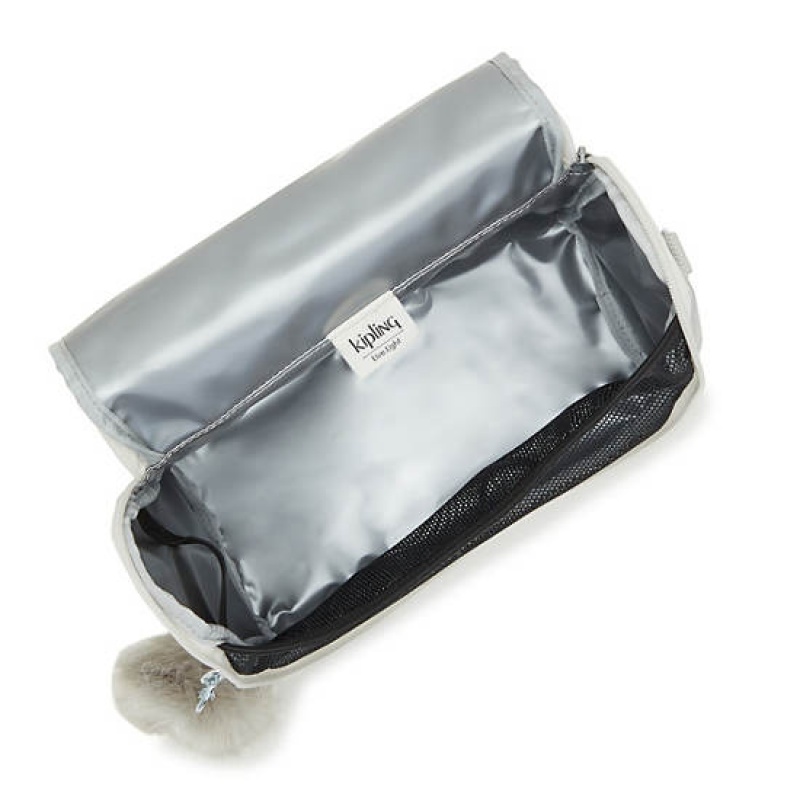 Metal Kipling New Kichirou Metallic Lunch Bag Bags | YVISDE-279