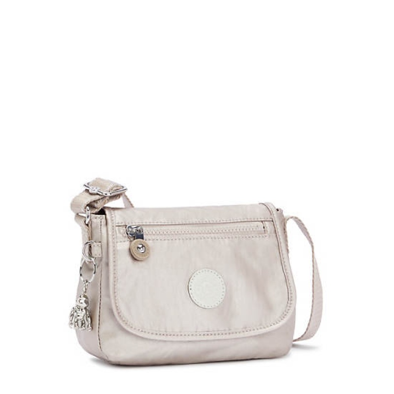 Metal Kipling Sabian Metallic Crossbody Mini Bag | AESUBF-956