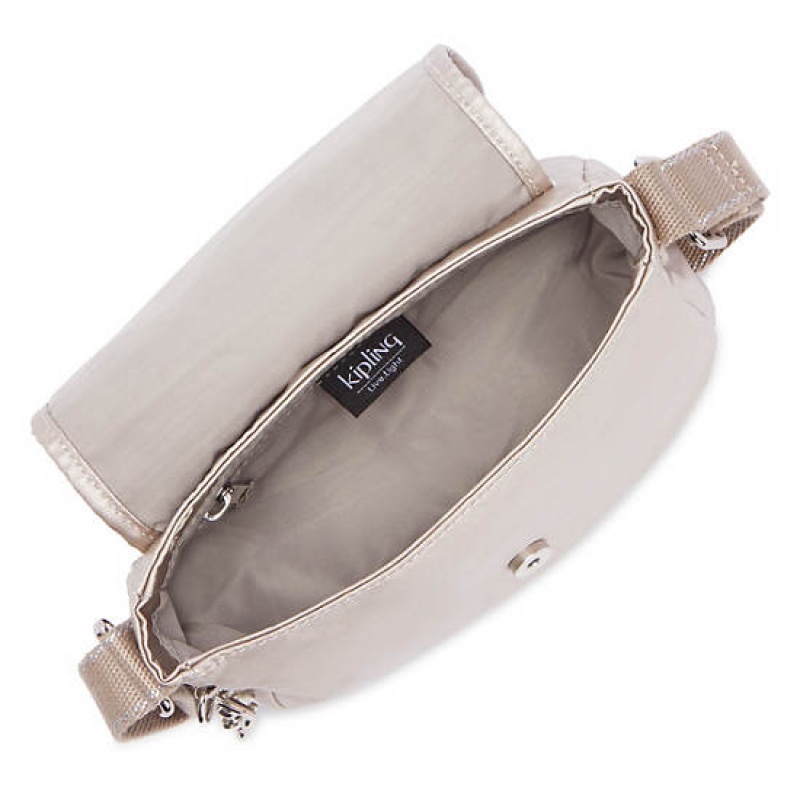 Metal Kipling Sabian Metallic Crossbody Mini Bag | AESUBF-956