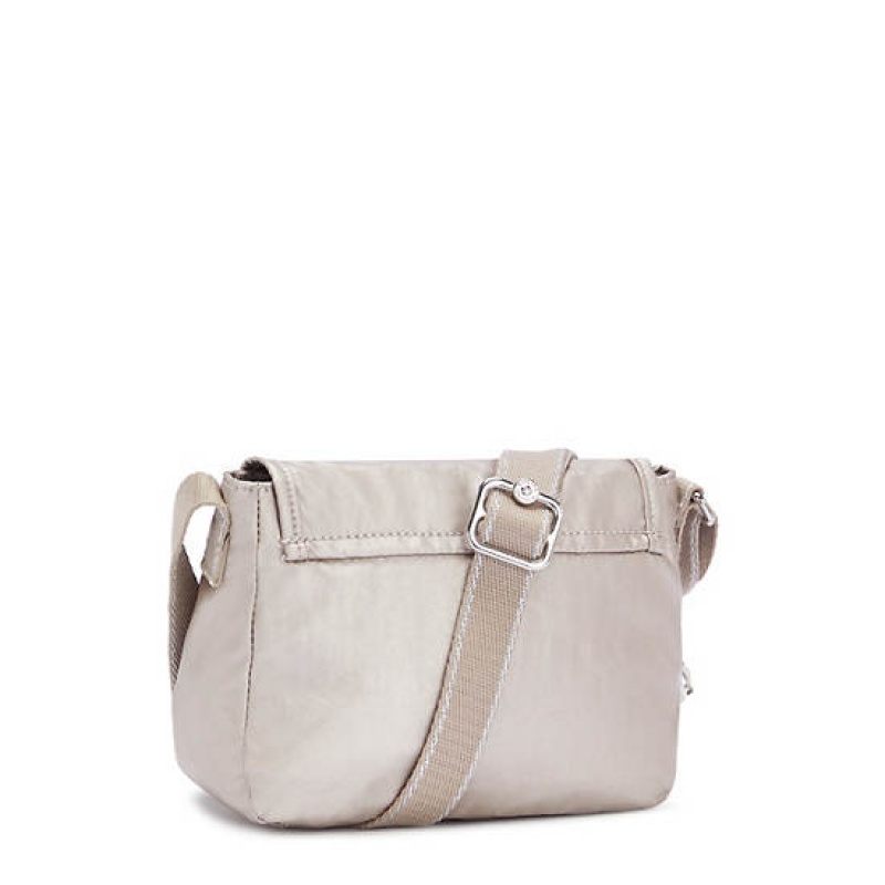 Metal Kipling Sabian Metallic Crossbody Mini Bag | AESUBF-956