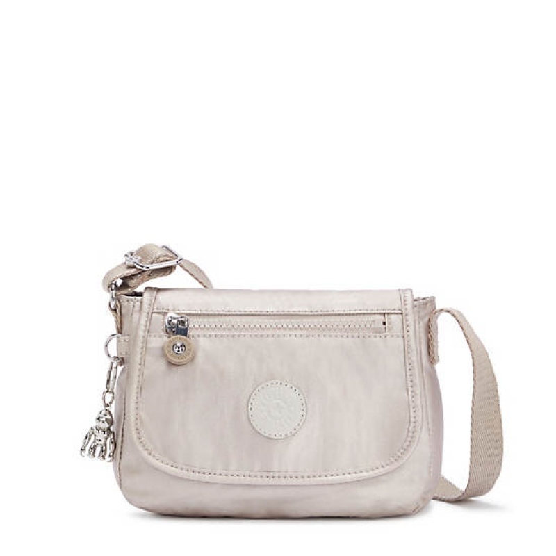 Metal Kipling Sabian Metallic Crossbody Mini Bag | AESUBF-956