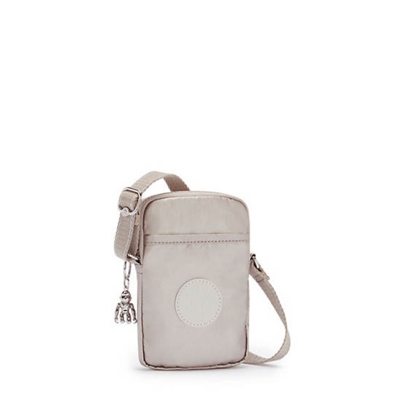 Metal Kipling Tally Metallic Crossbody Phone Bag | LEVXWZ-153