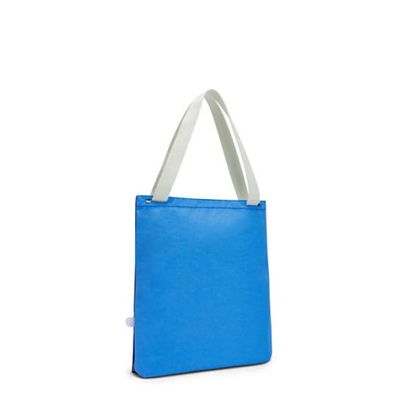 Navy AZURE Kipling Annas Tote Bags | SPQNBT-092