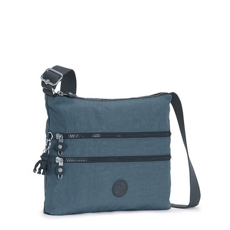 Navy Grey Kipling Alvar Crossbody Bags | XTHSLC-274