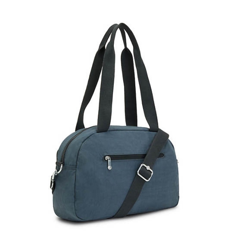 Navy Grey Kipling Cool Defea Shoulder Bags | HPVSME-624