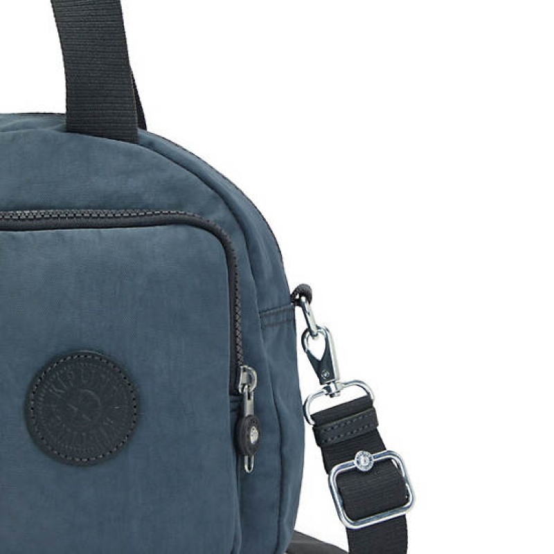 Navy Grey Kipling Cool Defea Shoulder Bags | HPVSME-624