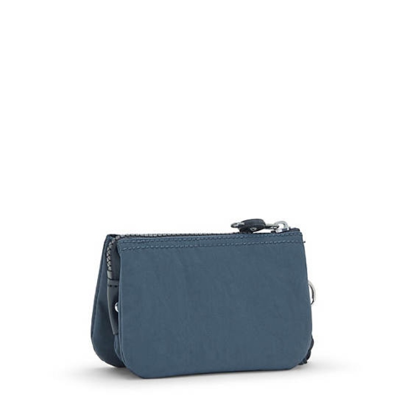 Navy Grey Kipling Creativity Small Pouch Bags | UDHTBA-297