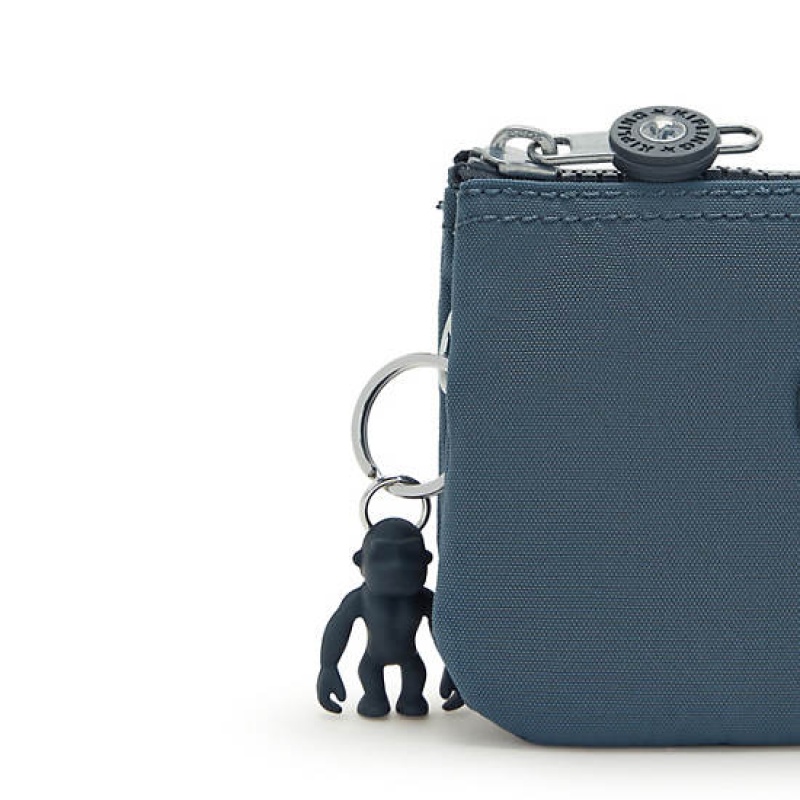 Navy Grey Kipling Creativity Small Pouch Bags | UDHTBA-297