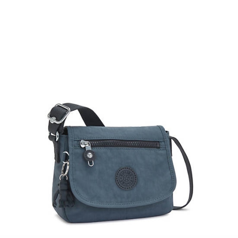 Navy Grey Kipling Sabian Crossbody Mini Bag | MPDBTH-365