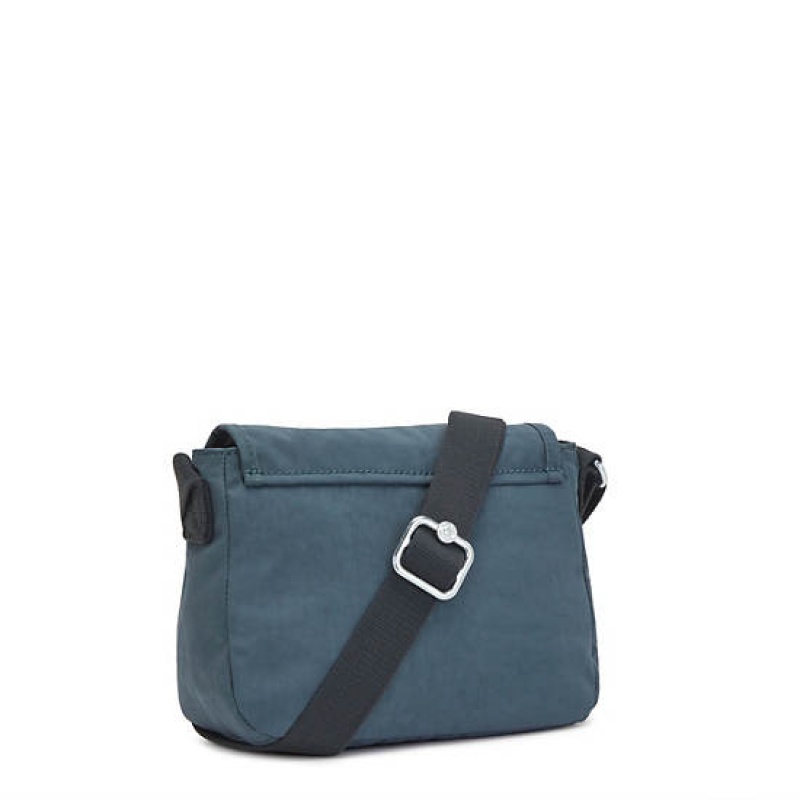 Navy Grey Kipling Sabian Crossbody Mini Bag | MPDBTH-365