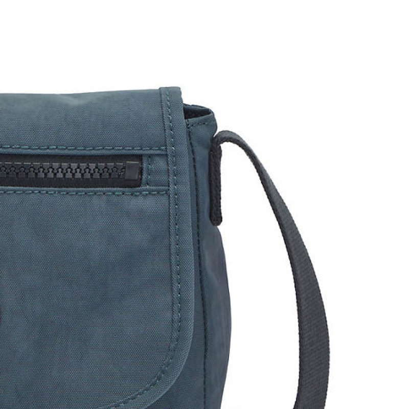 Navy Grey Kipling Sabian Crossbody Mini Bag | MPDBTH-365