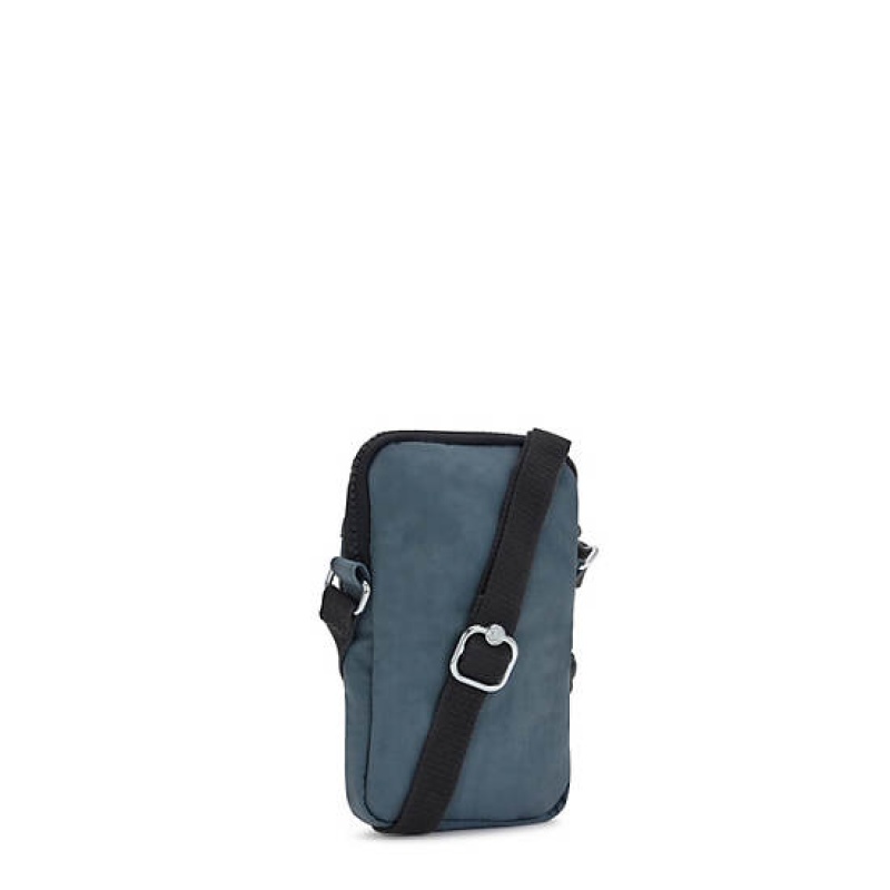 Navy Grey Kipling Tally Crossbody Phone Bag | YKJQIM-459