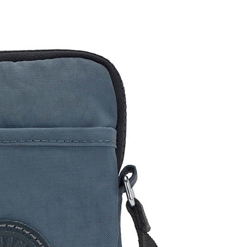 Navy Grey Kipling Tally Crossbody Phone Bag | YKJQIM-459