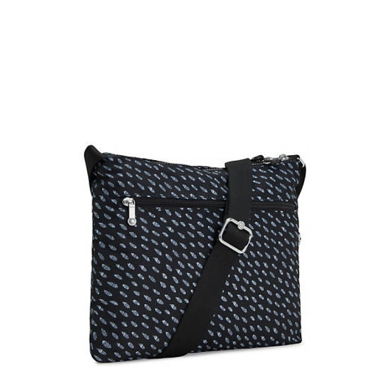 Navy Kipling Alvar Printed Crossbody Bags | JXUIVP-341