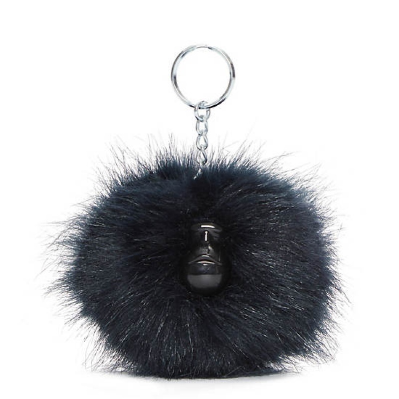 Navy Kipling Pompom Monkey Keychain Accessories | RNWUVL-472