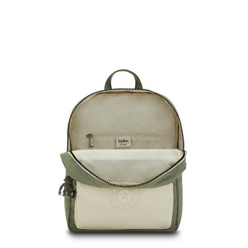 Olive Green Kipling Polly Backpacks | MTKVQU-495