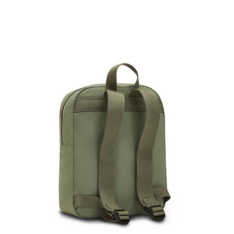 Olive Green Kipling Polly Backpacks | MTKVQU-495