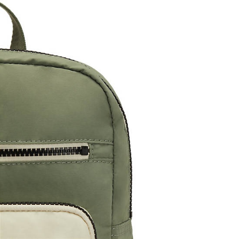 Olive Green Kipling Polly Backpacks | MTKVQU-495