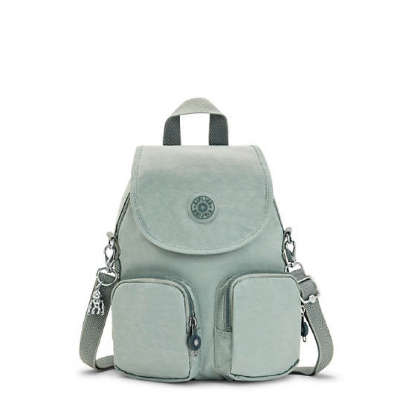 Olive Kipling Firefly Up Convertible Backpacks | PYONIA-217