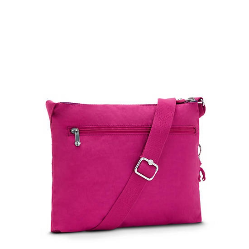 Pink Fuchsia Kipling Alvar Crossbody Bags | ILURBQ-374