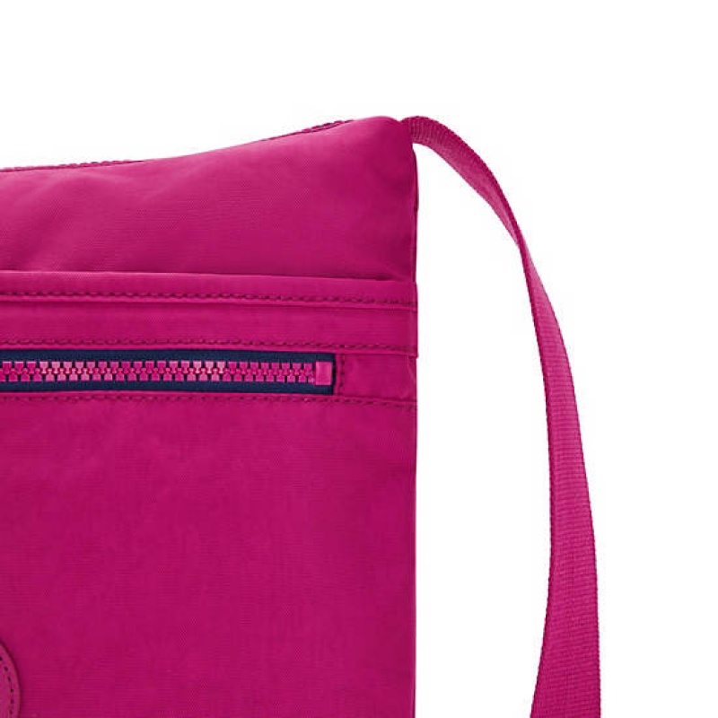 Pink Fuchsia Kipling Arto Crossbody Bags | BAGROF-973