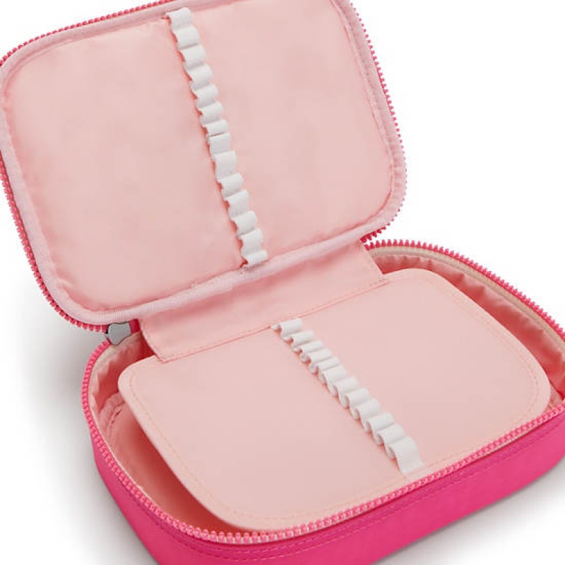 Pink Kipling 100 Pens Classic Case Bags | ZLFXVK-967