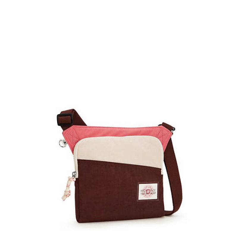 Pink Kipling Almiro Crossbody Bags | LMHAIU-730