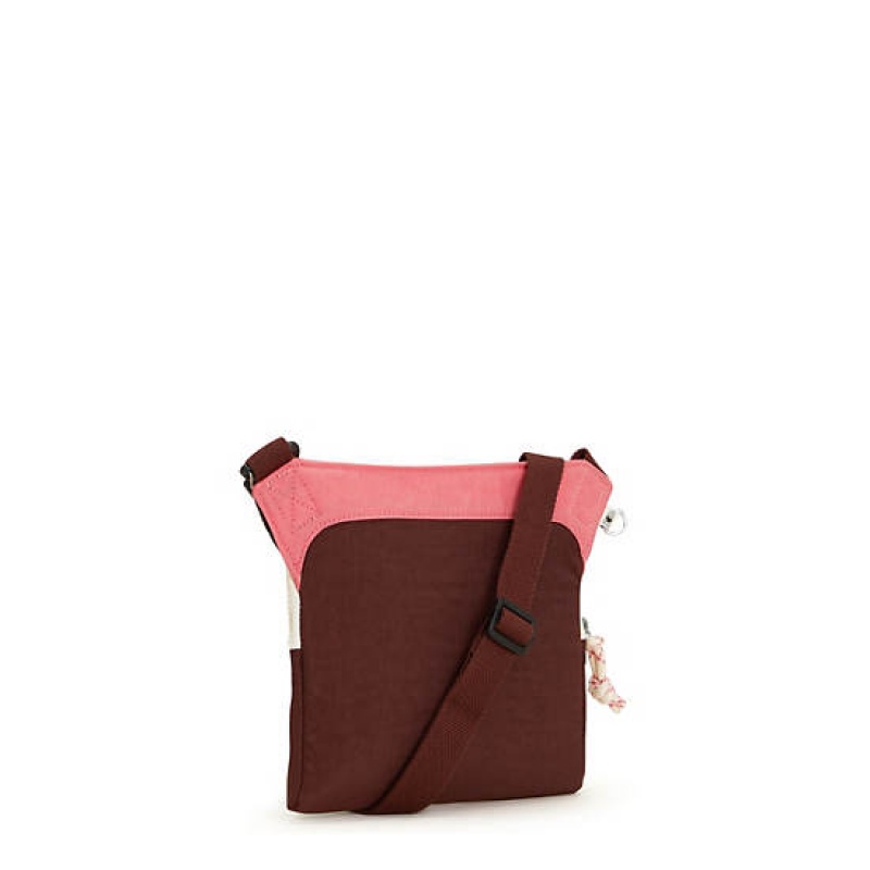 Pink Kipling Almiro Crossbody Bags | LMHAIU-730