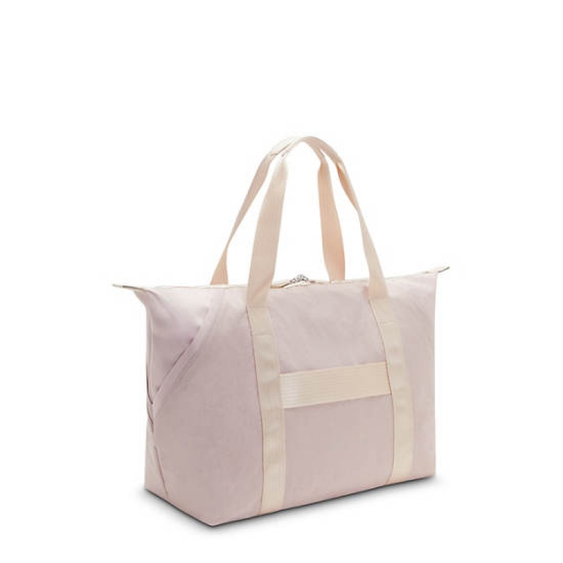 Pink Kipling Art Medium Classic Tote Bags | EAWDQF-209