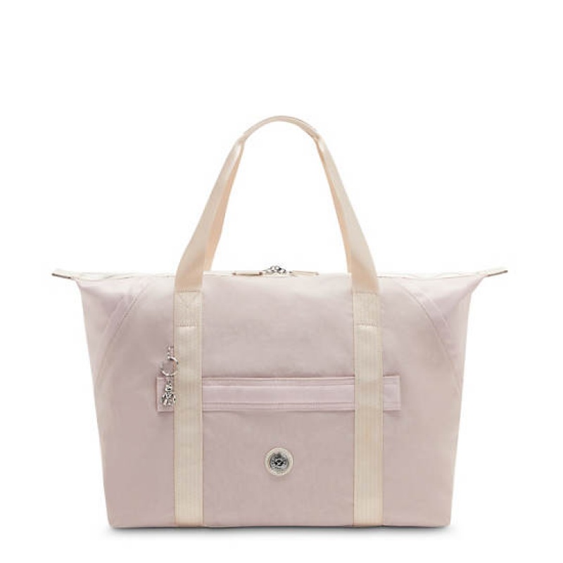 Pink Kipling Art Medium Fashion Tote Bags | SHVNIC-972