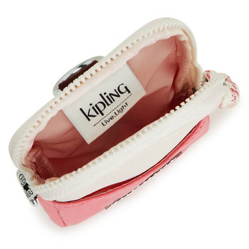 Pink Kipling Clark Neck Pouch Handbag | PYEDTS-401