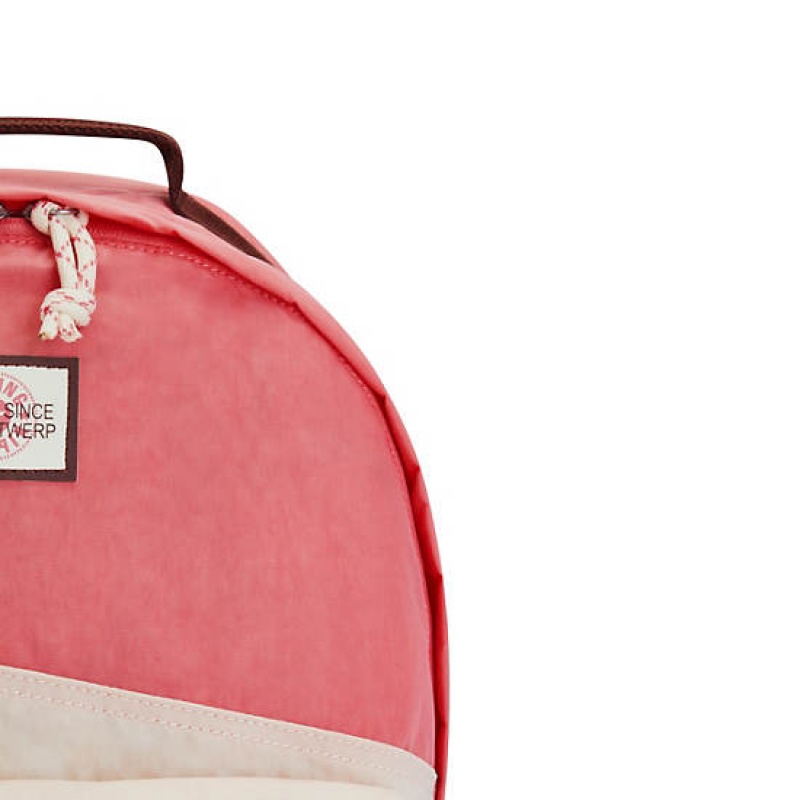 Pink Kipling Damien Large Backpack Laptop Bags | YJGXRO-059