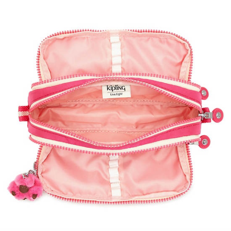 Pink Kipling Gitroy Pencil Case Bags | BGZJRP-901